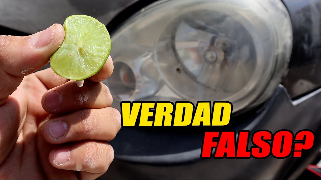 Truco Casero o Mito/ Limón y Bicarbonato Para Pulir Faros