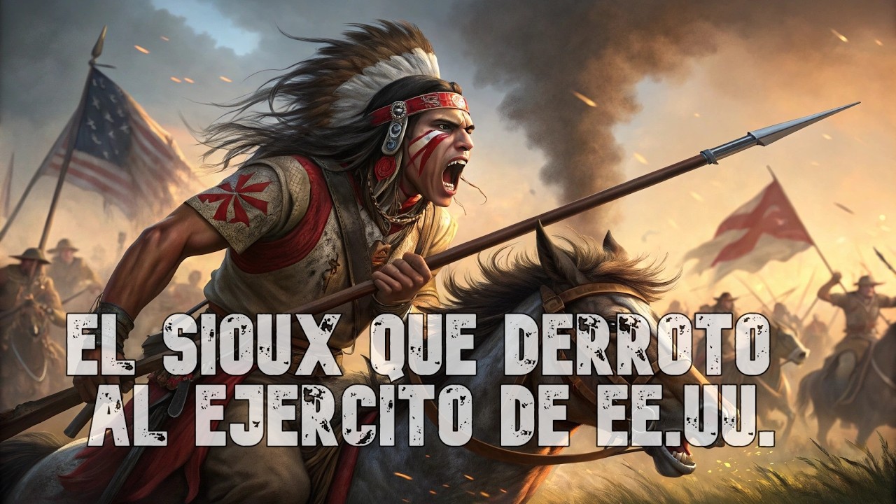 🔥 LA HISTORIA DE NUBE ROJA: EL L&Iacute;DER SIOUX NATIVO AMERICANO QUE DERROT&Oacute; AL EJ&Eacute;RCITO DE EE.UU. 🇺🇸🪶