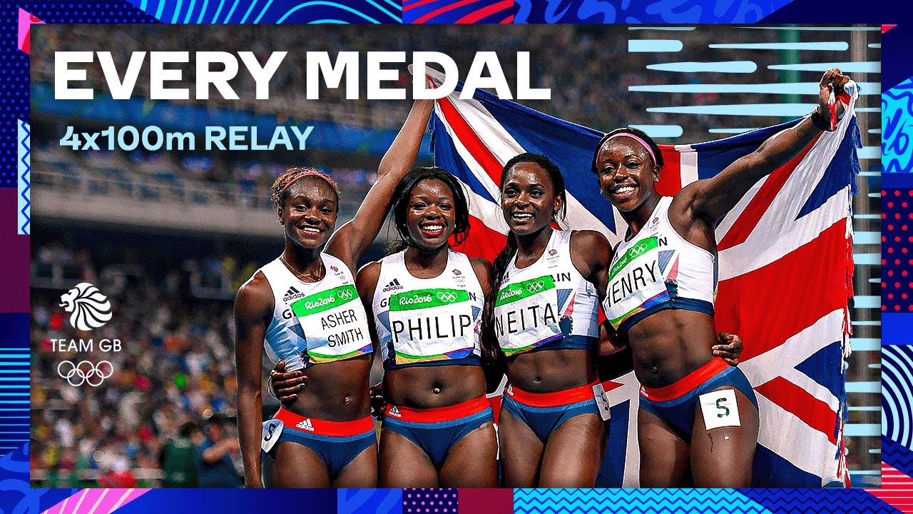 Daryll Neita, Linford Christie & MORE 🔥 | Every 4x100m Medal Since Los Angeles 1984 🥇 | Team GB