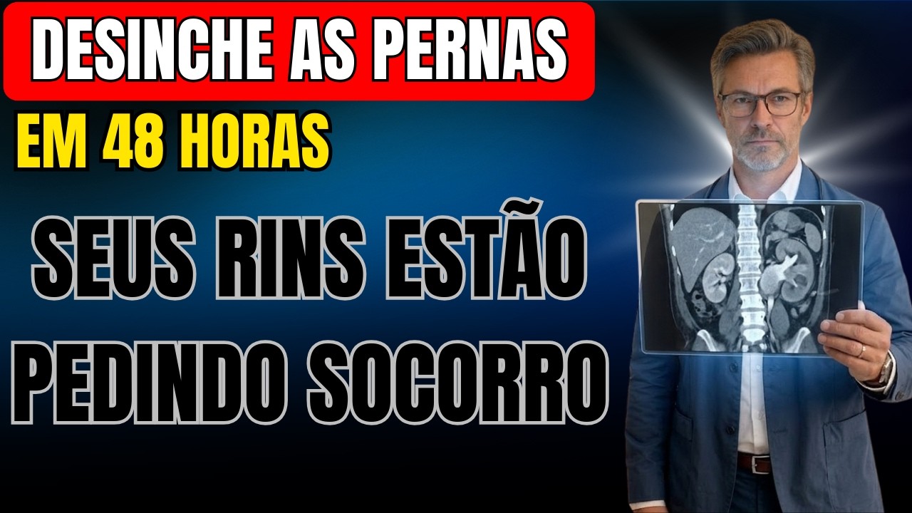 MÉDICO EXPLICA: Como Desinchar as Pernas e Limpar os RINS em 48 Horas