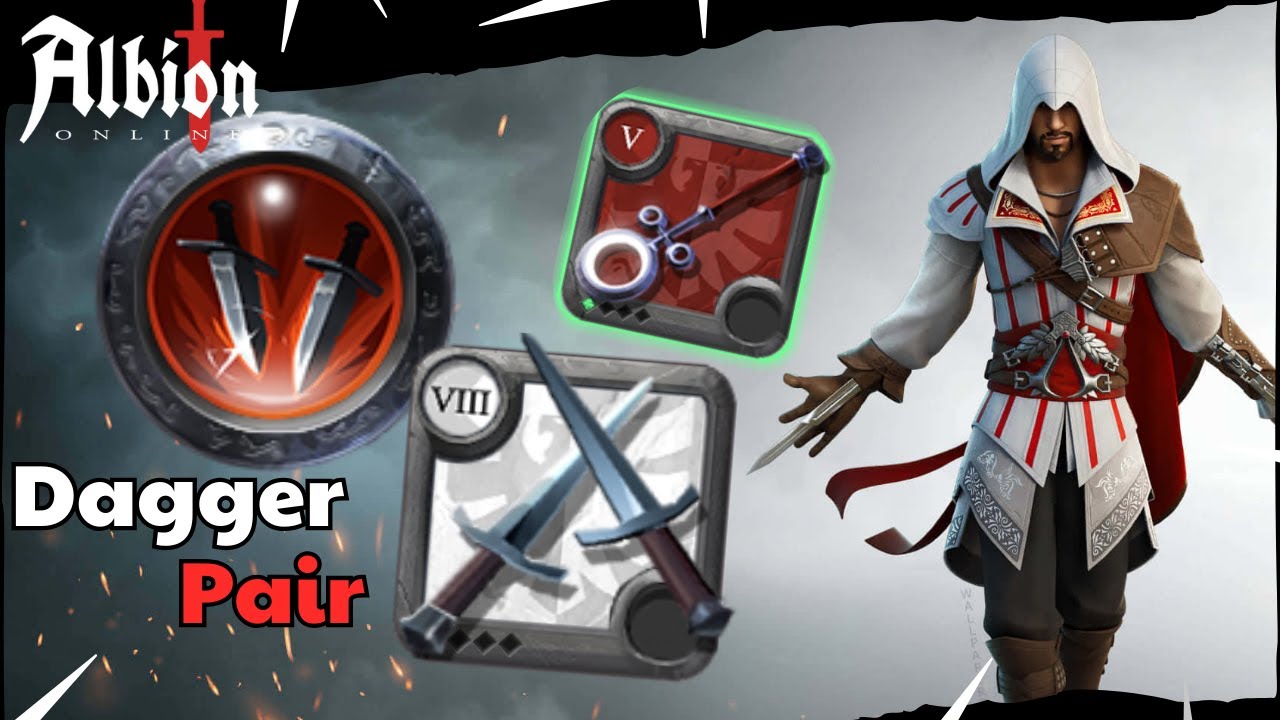 Albion Online HellGate DaggerPair With Healer