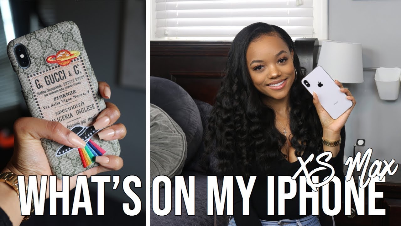 WHATS ON MY IPHONE XS MAX | 2021