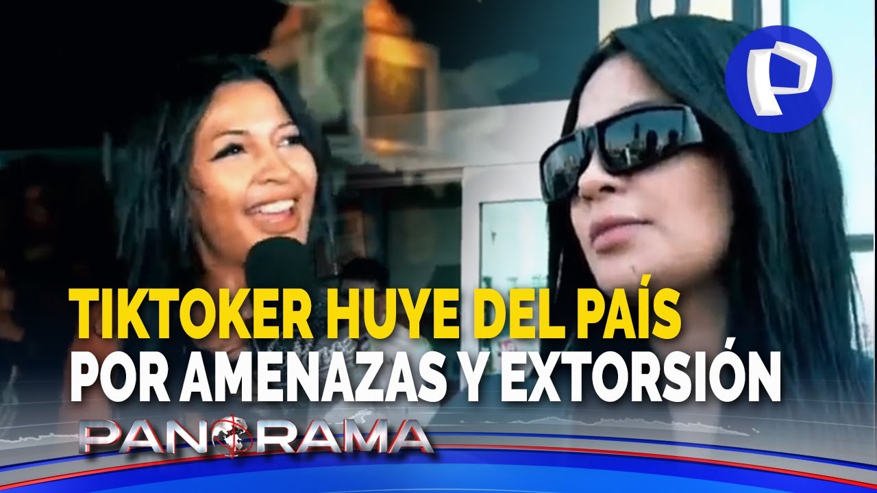 Tiktoker huye del país por amenazas y extorsión: carrera de éxito termina en el Jorge Chávez