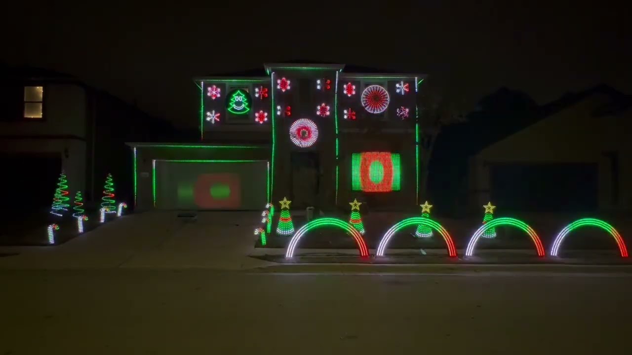 Where are you Christmas by Pretty Reckless - Christmas Light Show
