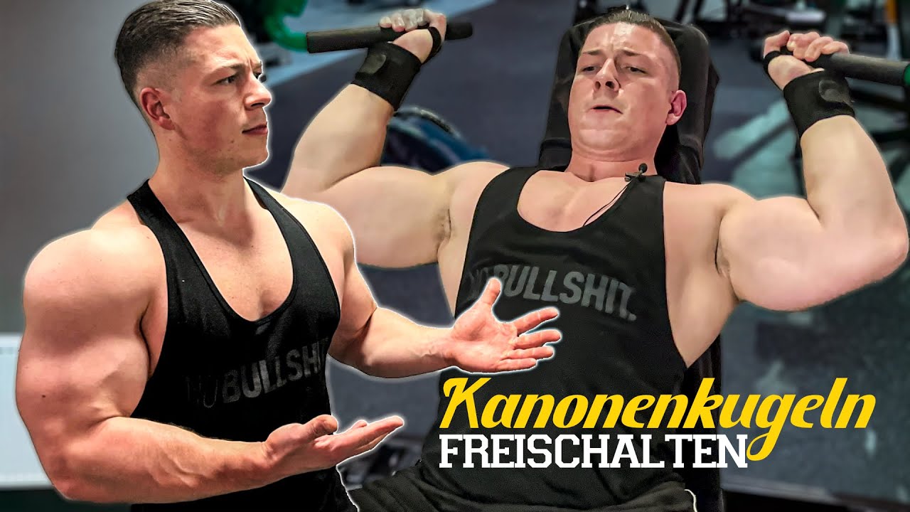 Trainiere die Schulter in 3 Teilen für krasse Kanonenkugeln!
