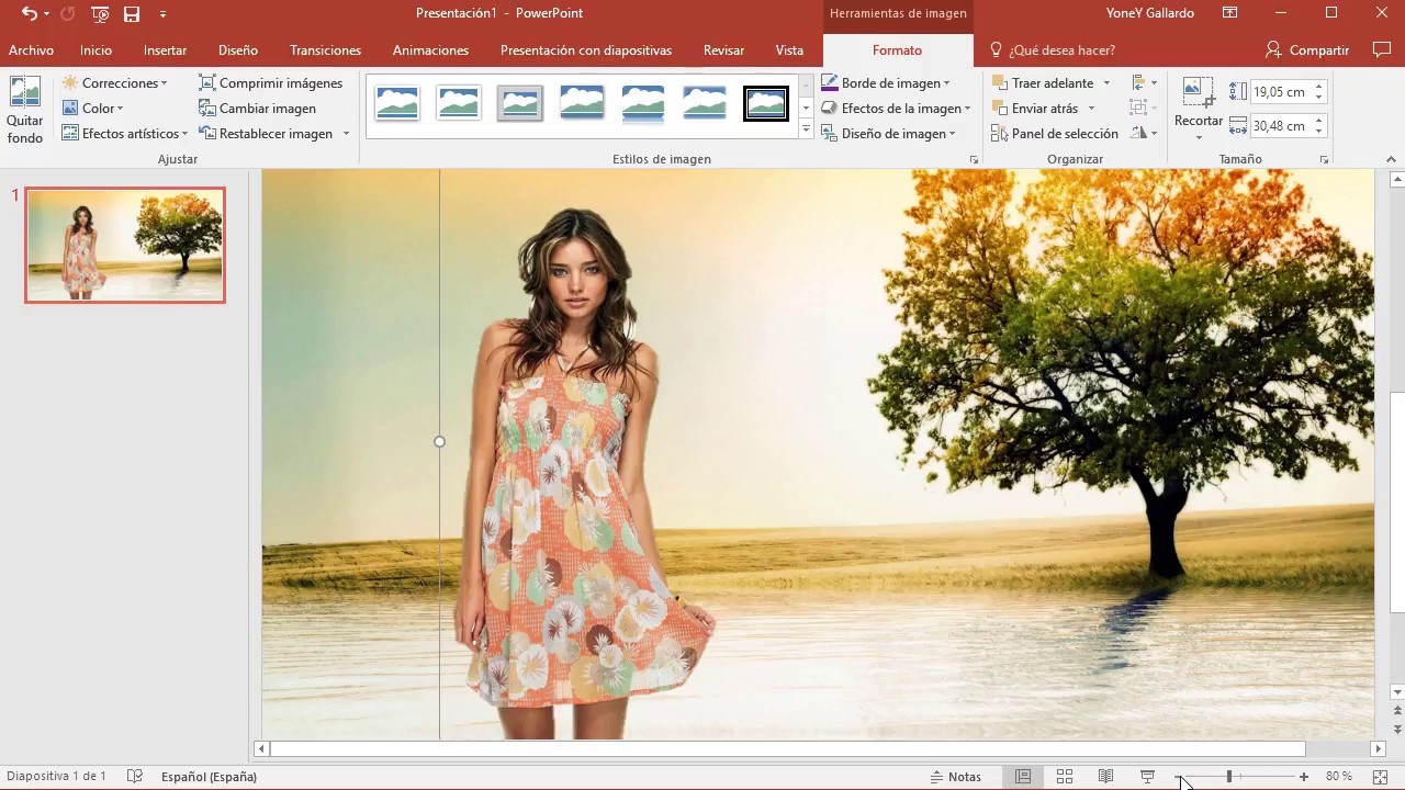 Cómo hacer un fotomontaje en PowerPoint