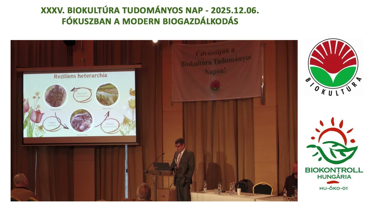 XXXV. Biokultúra Nap: Dr. Rybaltovszki Péter előadása