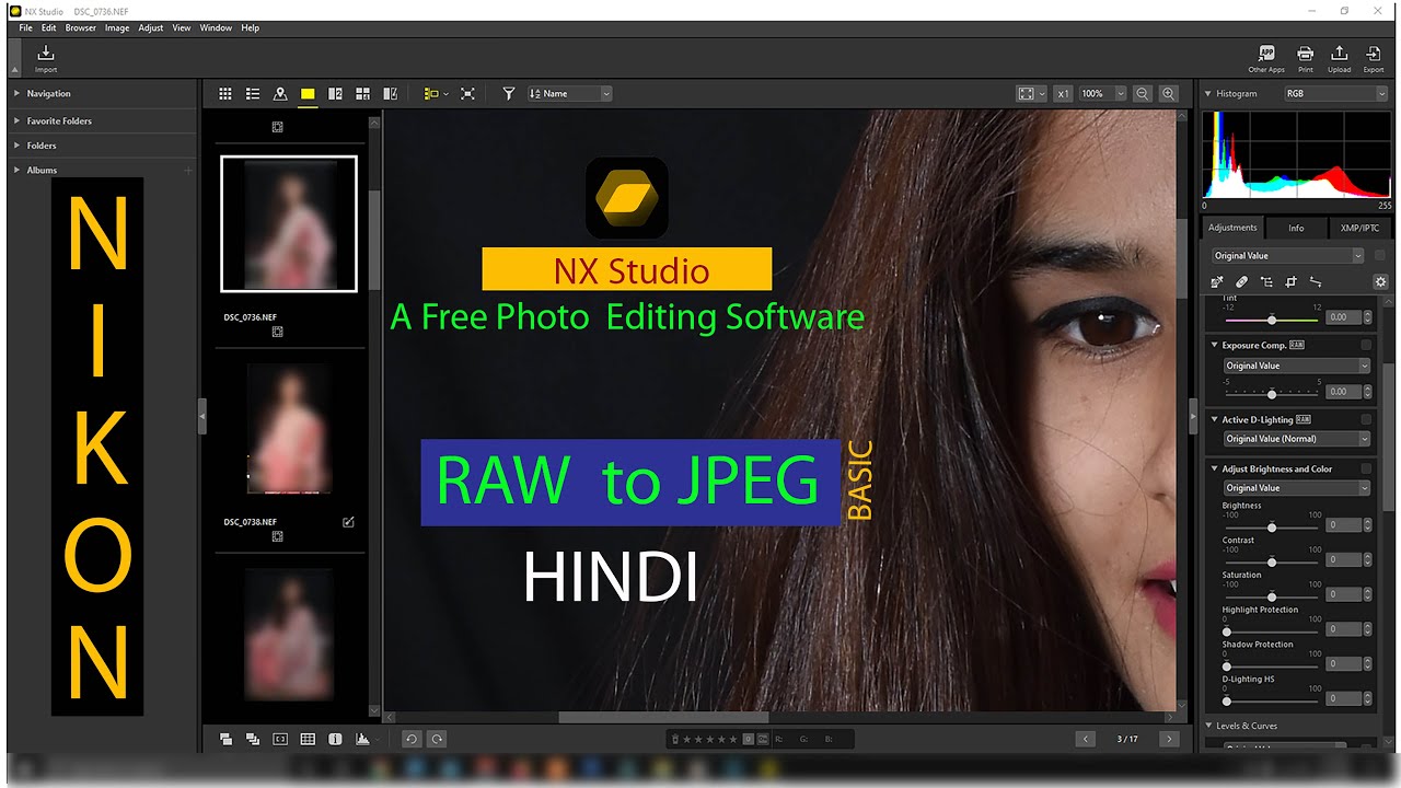NX Studio free Software for Nikon (RAW TO JPEG)NX स्टूडियो | हिन्दी 😊