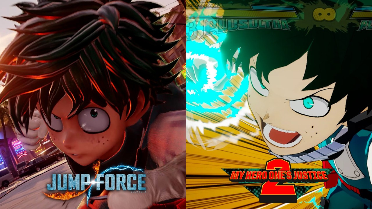 All Characters Ultimate Attack Comparison - Jump Force Vs My Hero One's Justice 2