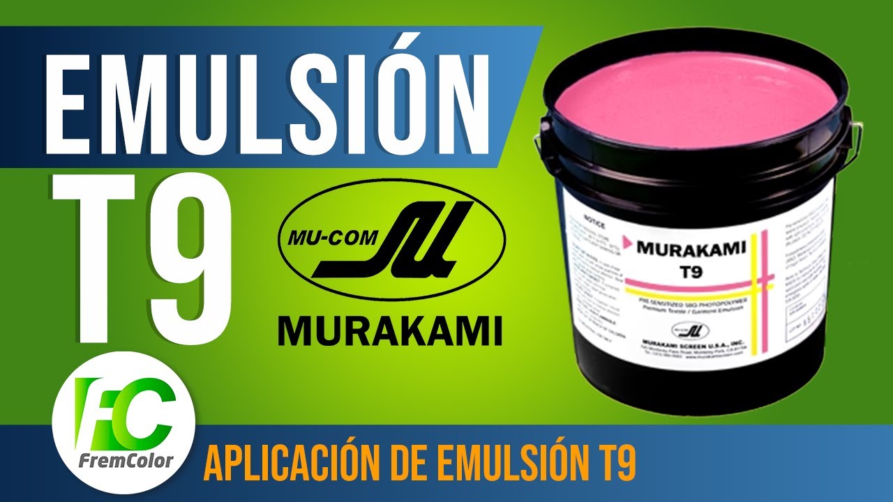 Aplicación De Emulsión T9 de Murakami