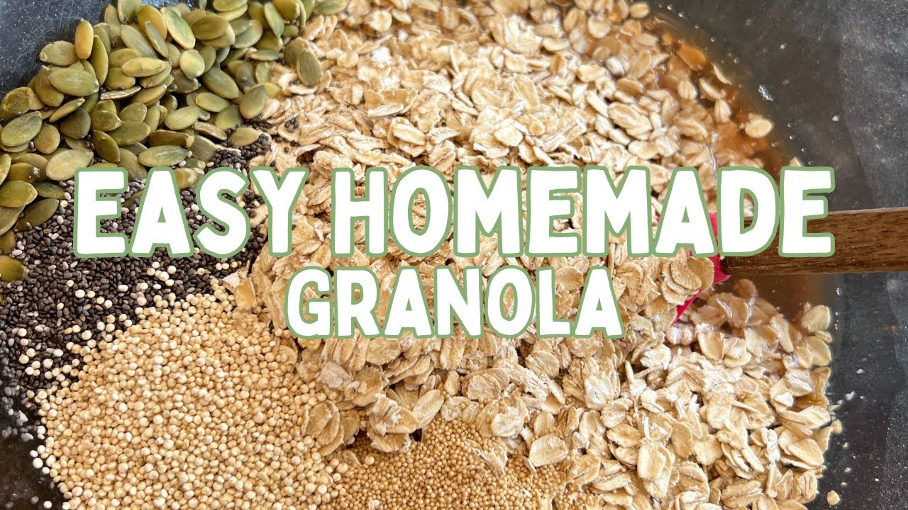 The BEST Homemade Granola Recipe | Join me in my homestead kitchen
