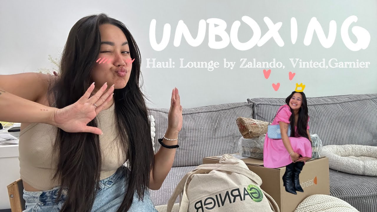 UNBOXING - try on haul: Lounge by Zalando, Vinted, Garnier| Tran Kim Ly