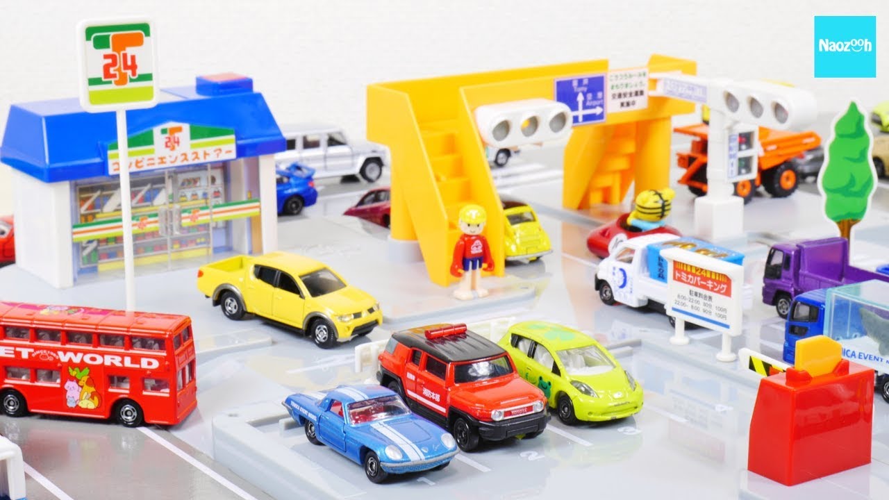 トミカ トミカタウン ソーラータウン 大きな交差点 パーキング ／ Tomica, Tomica town