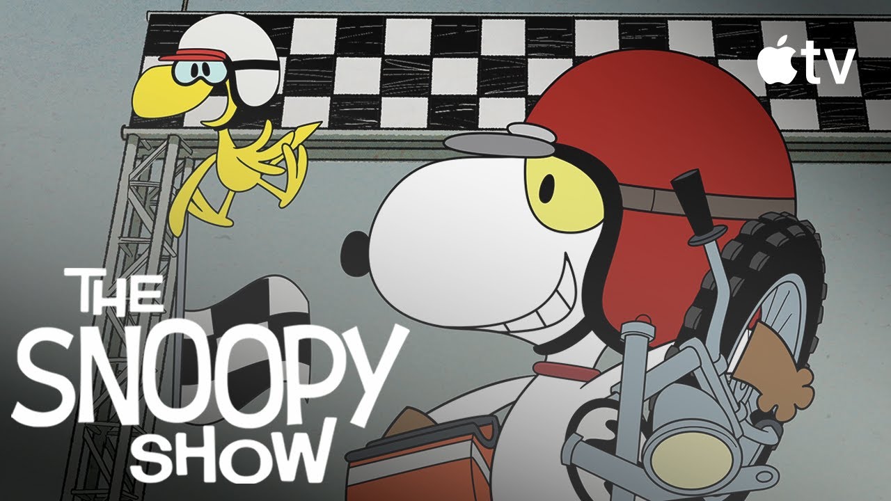¡Snoopy se desliza a toda velocidad por la gran rampa! | El Show de Snoopy Clipe | Apple TV