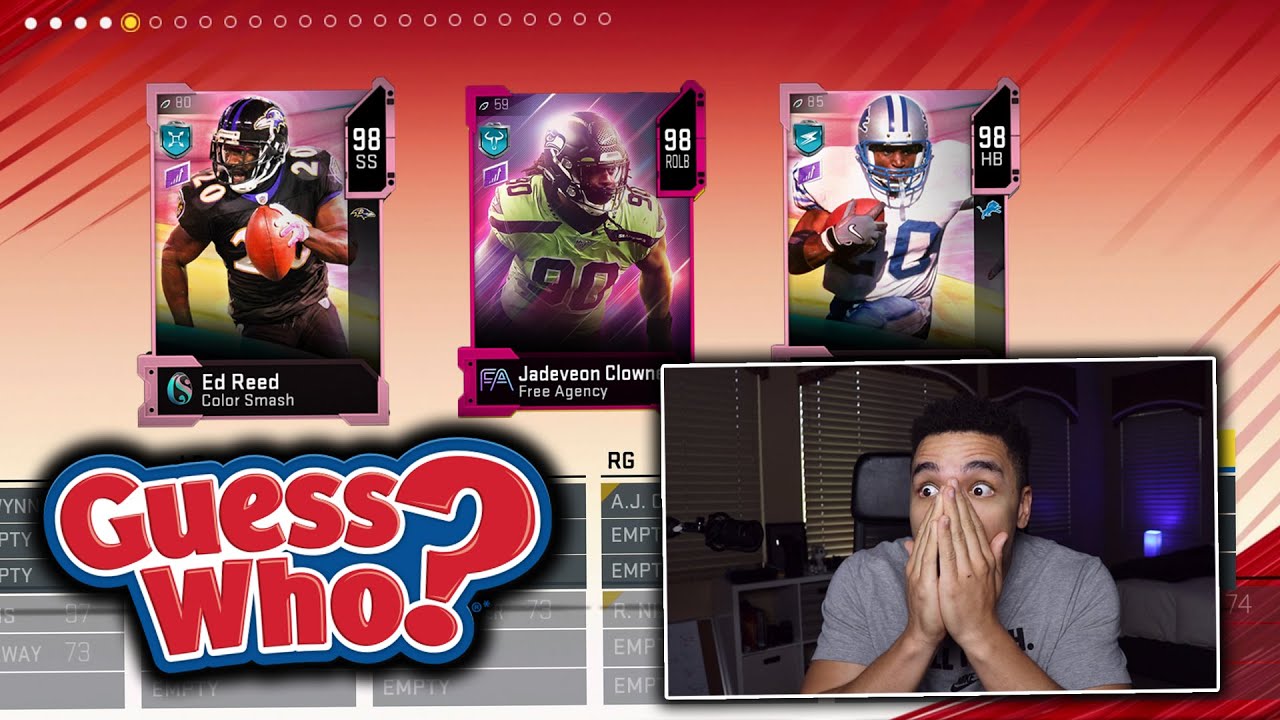 GUESS WHO DRAFT!! MADDEN 20