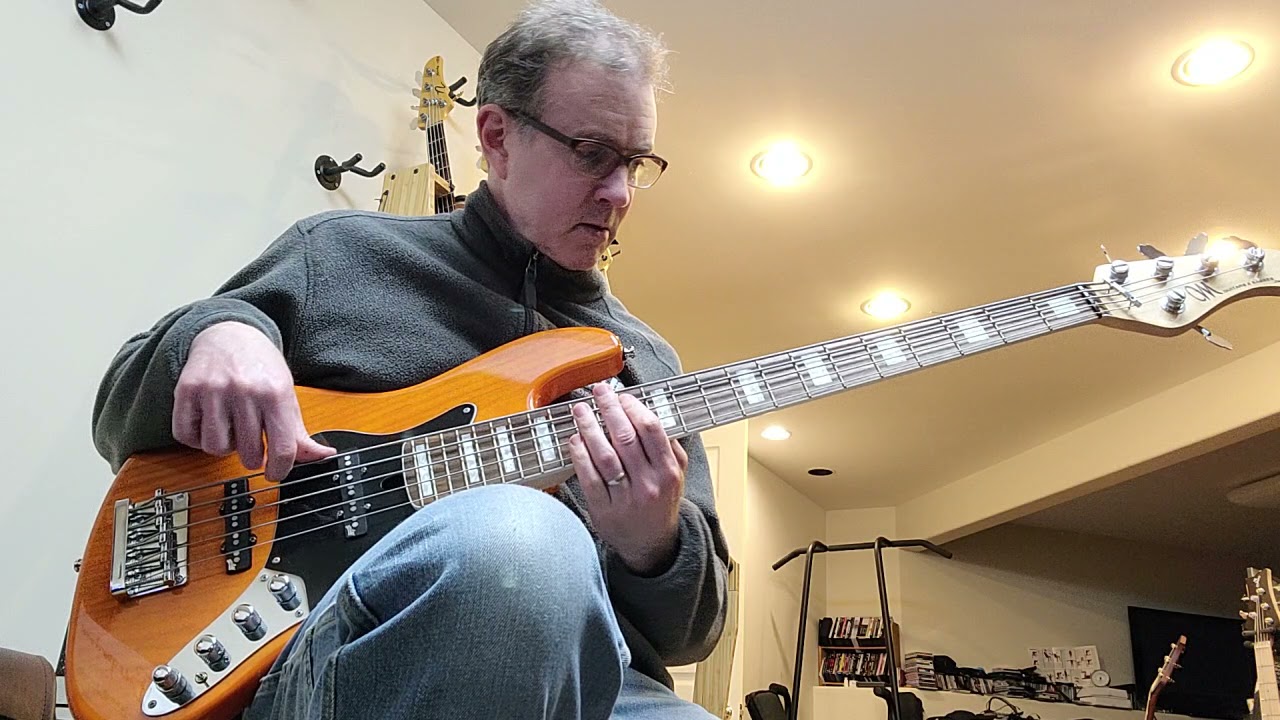 Mayones Jabba 5 string bass at John Fox Bass