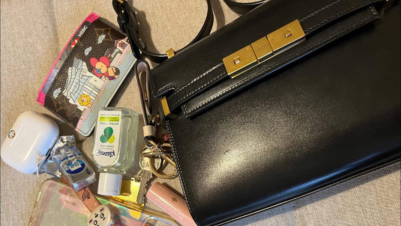 SAINT LAURENT MINI MANHATTAN BAG | What’s in my bag!