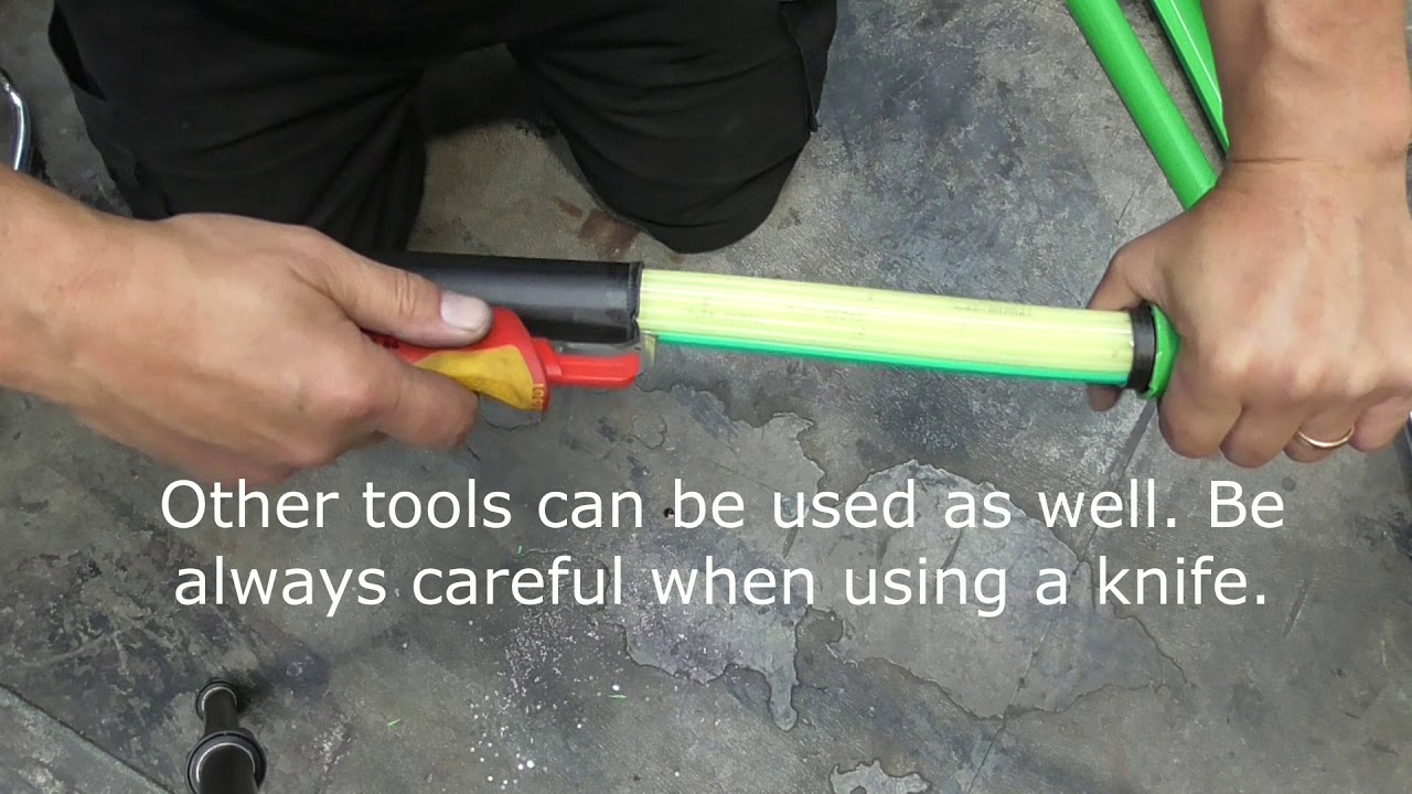 How to strip a Tight Protected Microduct (TPD) assembly