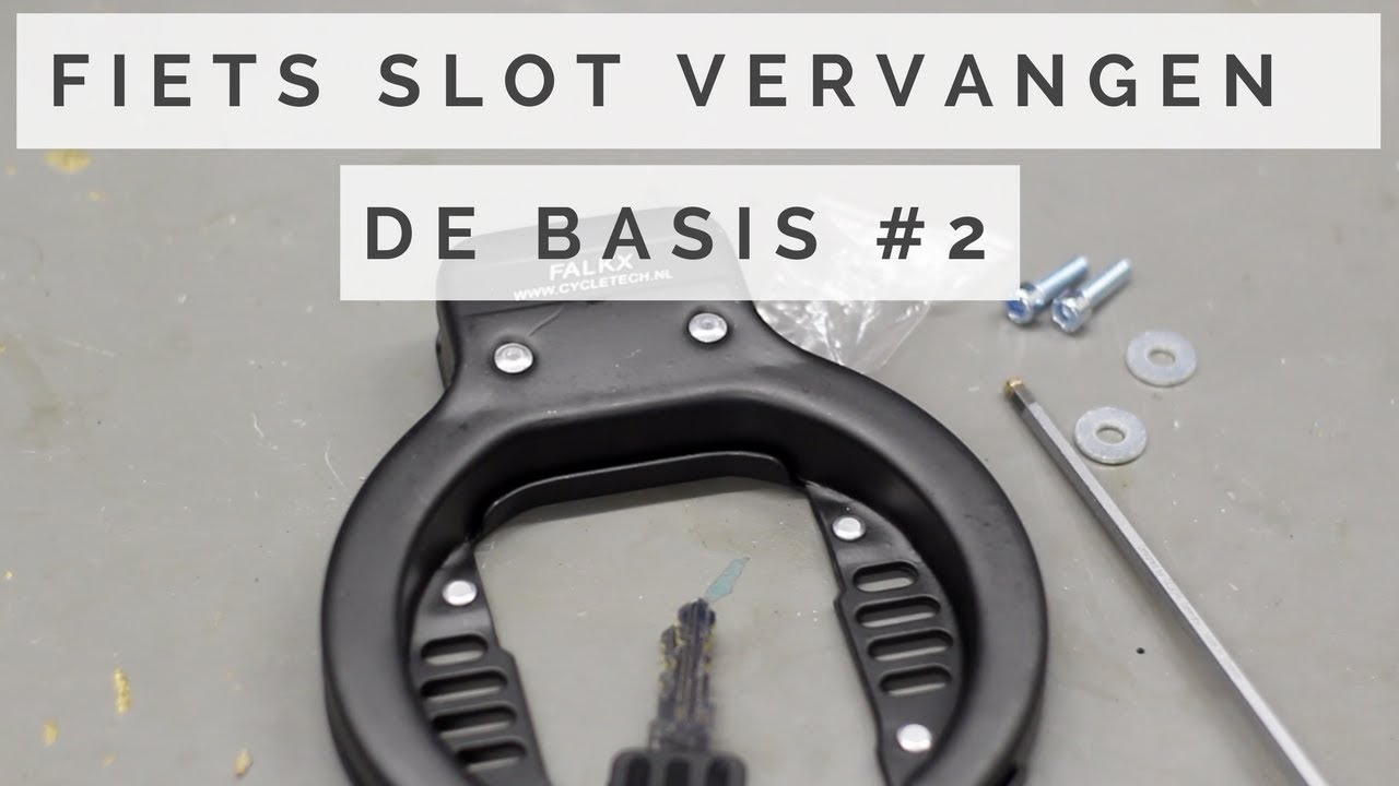 Fietsslot vervangen - Fiets slot monteren