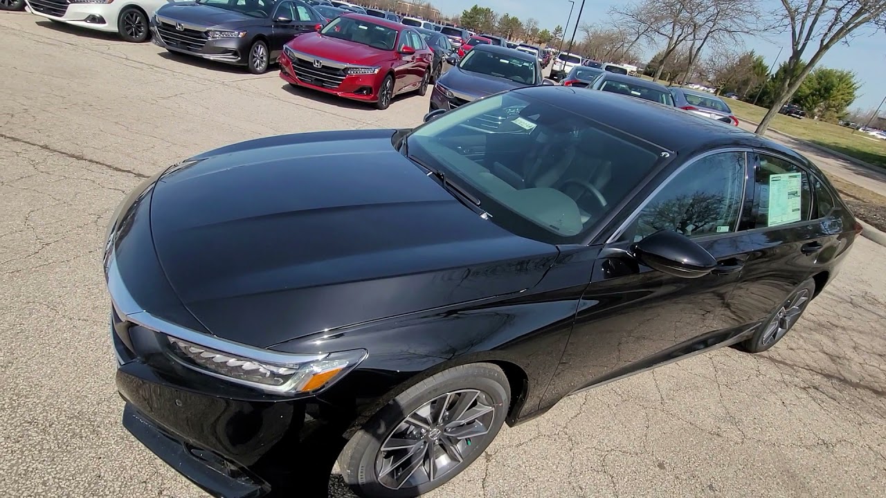 2021 Honda Accord EX-L 1.5L Turbo featured in Crystal Black