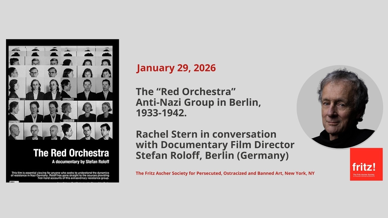 Filmmaker Stefan Roloff discusses his documentary film THE RED ORCHESTRA Anti-Nazi Group, 1/29/2026