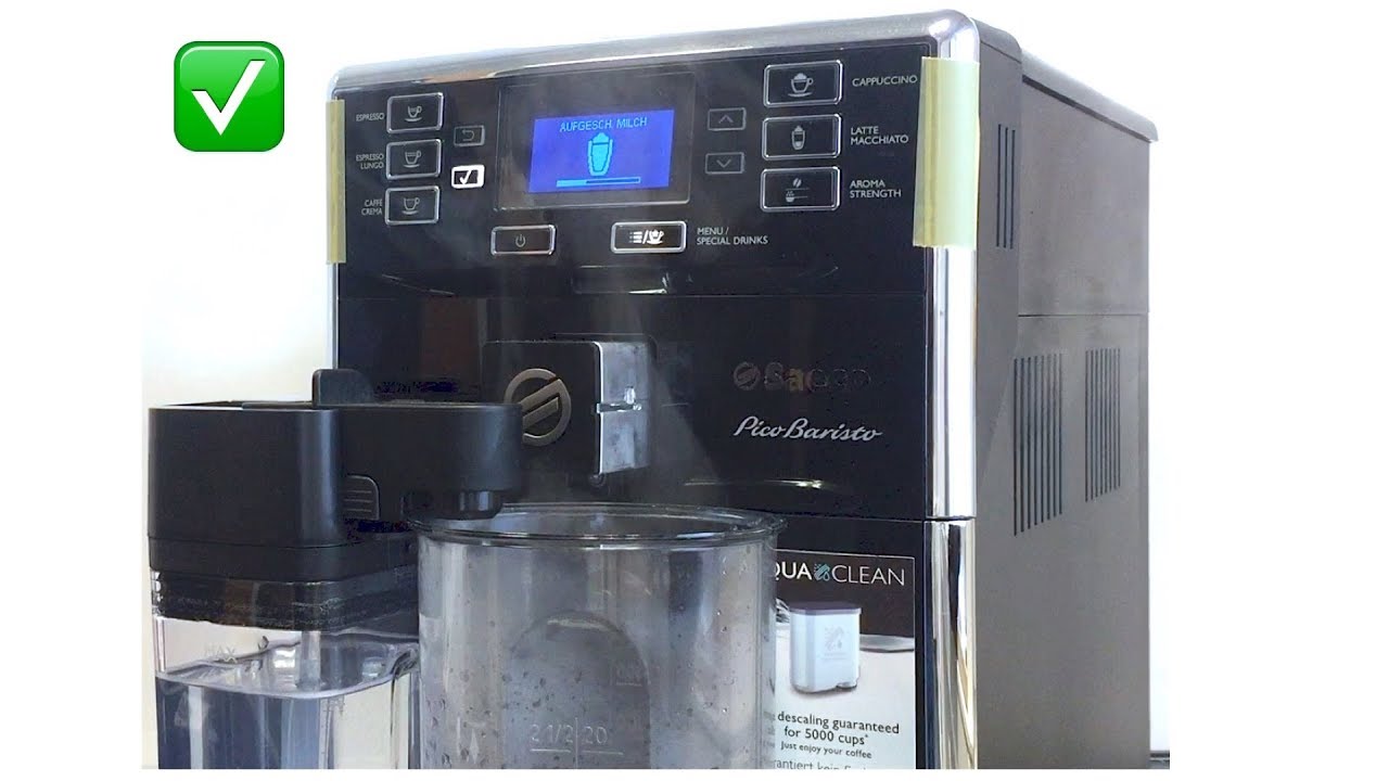 Saeco PicoBaristo Milchbehälter Richtig Reinigen | Anleitung