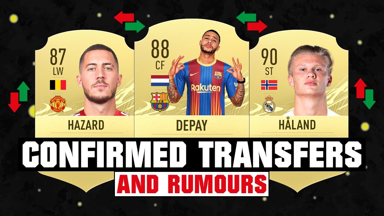 FIFA 22 | NEW CONFIRMED TRANSFERS & RUMOURS! 🤪🔥 ft. Depay, Hazard, Haaland... etc