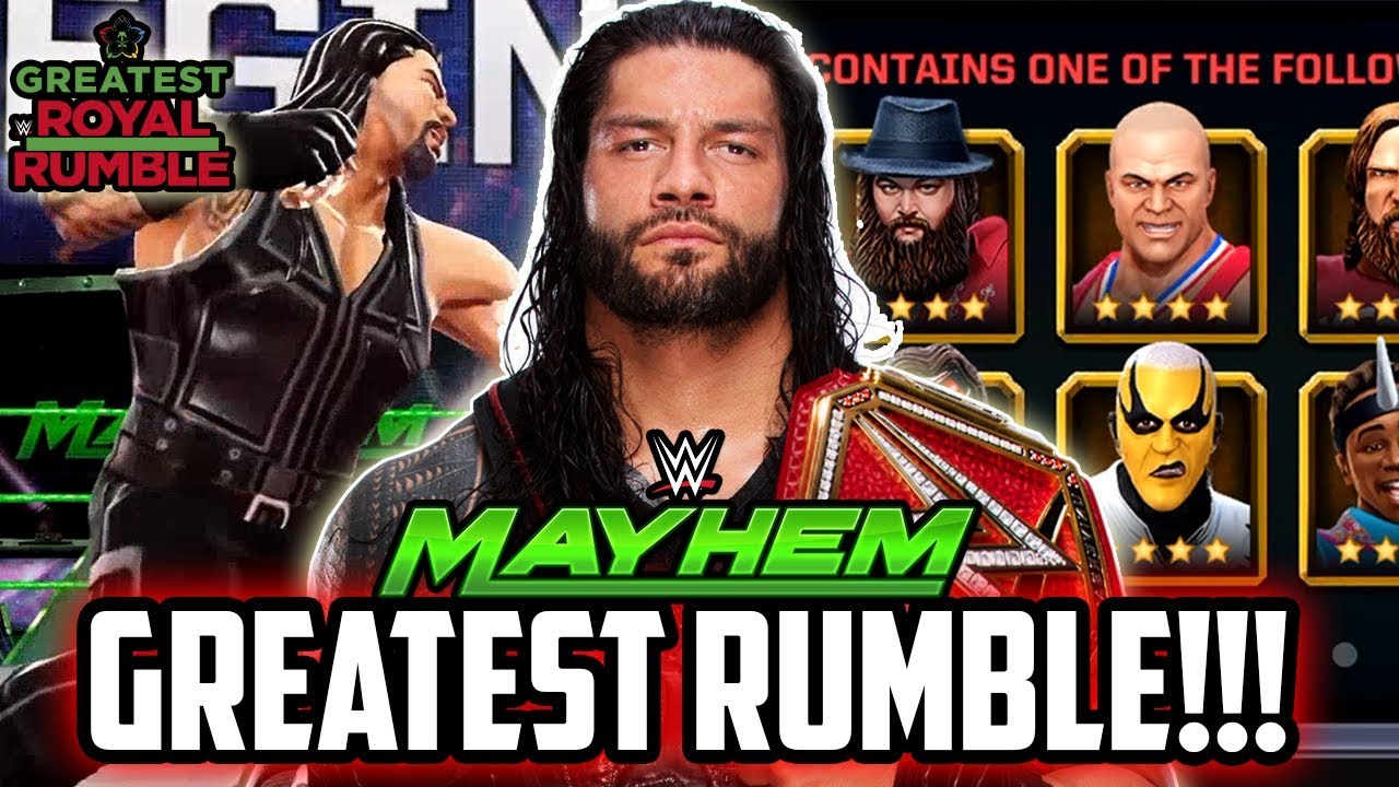WWE MAYHEM: ВЕЛИЧАЙШИЙ МАТЧ КОРОЛЕВСКОЙ БИТВЫ! НОВЫЙ РЕЙТИНГ ДО 4 ЗВЕЗД!!!