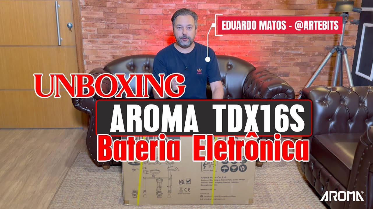 UNBOXING BATERIA AROMA TDX 16S - Artebits Produtora