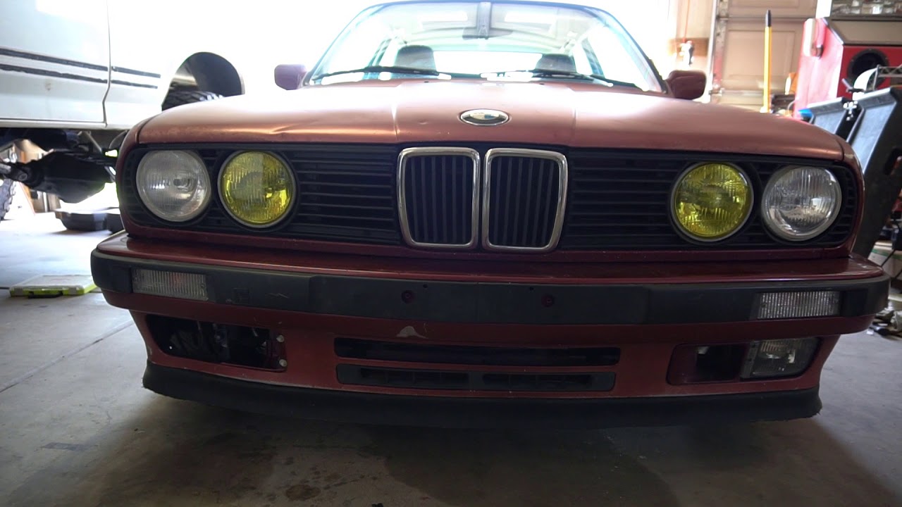 S52 E30 episode 4 | Yellow Tint Headlights |E82 Floor Mats | S52 Engine Cover |