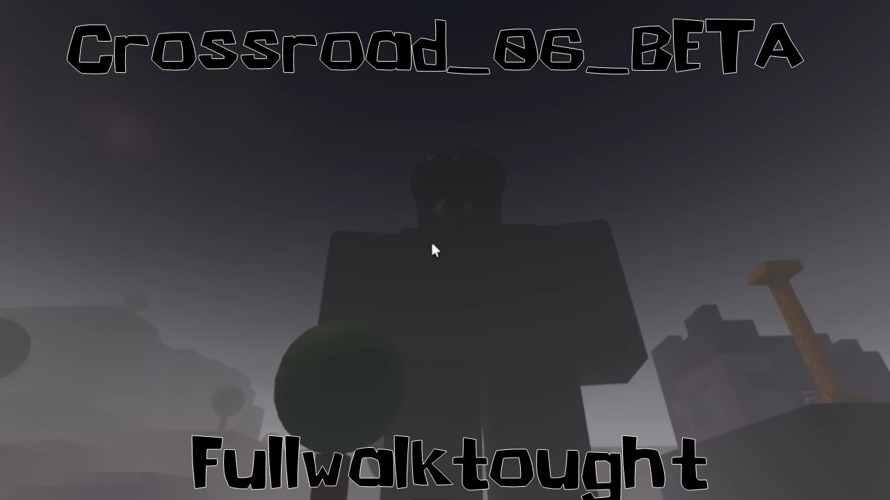 Roblox Crossroads_06_beta ARG ( 1 - 2 ENDINGS) | Full Walkthought