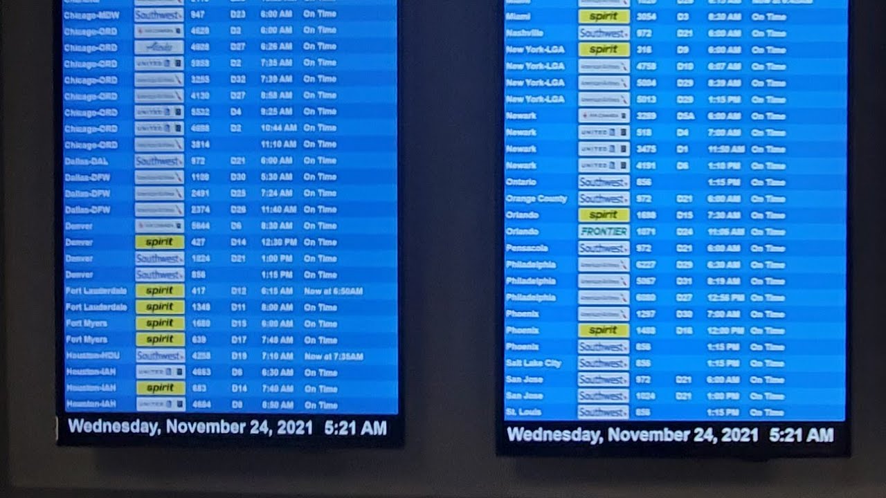 Flying Spirit Airlines From DTW-MCO      November 2021