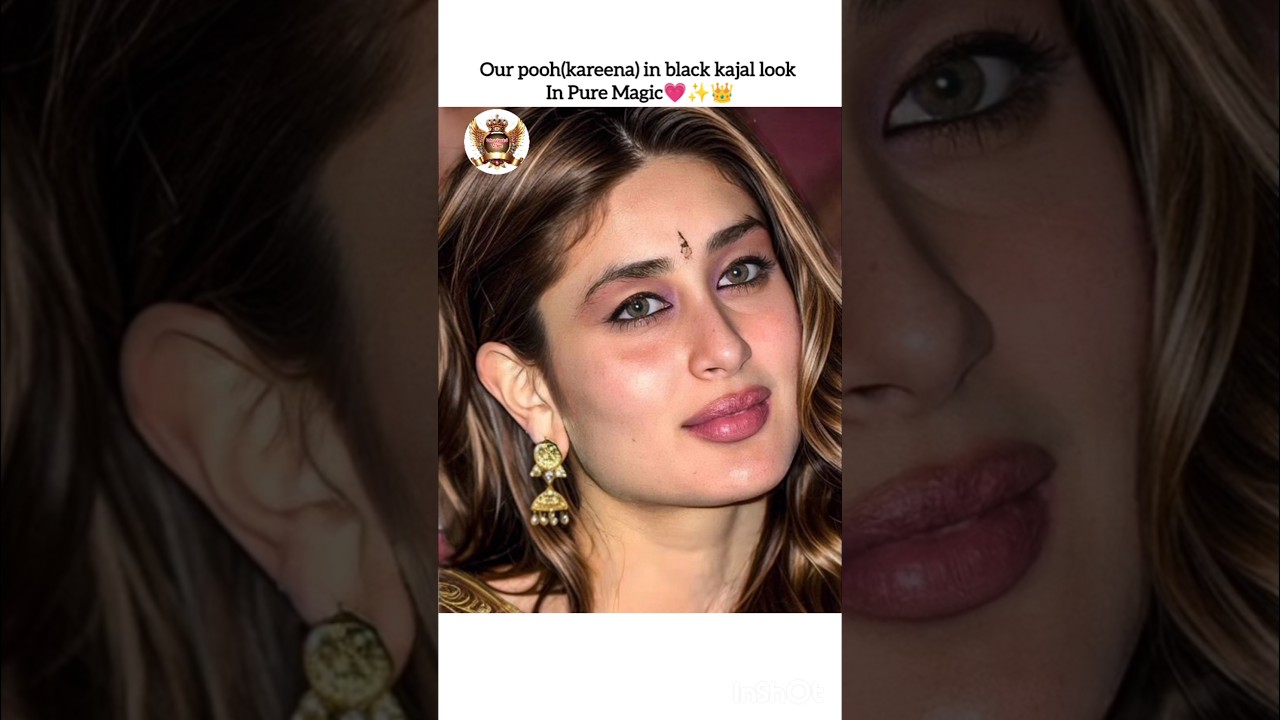Our Bebo in black kajal look hits 😍💗 #kareenakapoorkhan #bollywood #shortsfeed #shorts