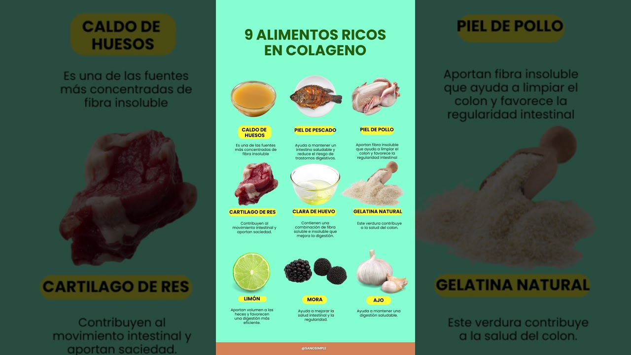 Alimentos RICOS en Colágeno que los Dermatólogos Recomiendan 
