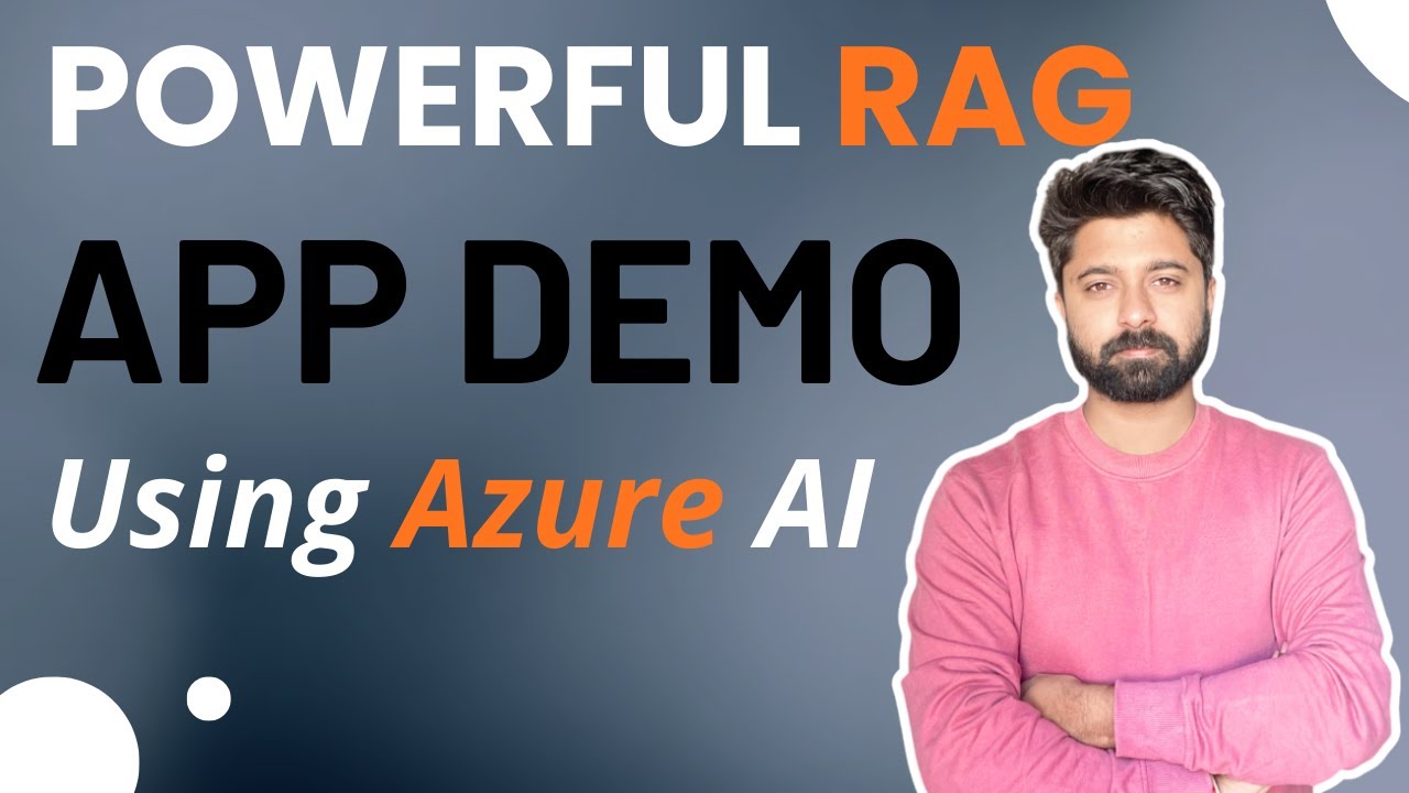 Создание полноценного приложения RAG в Azure (React + Node + AI Search) — полная демонстрация