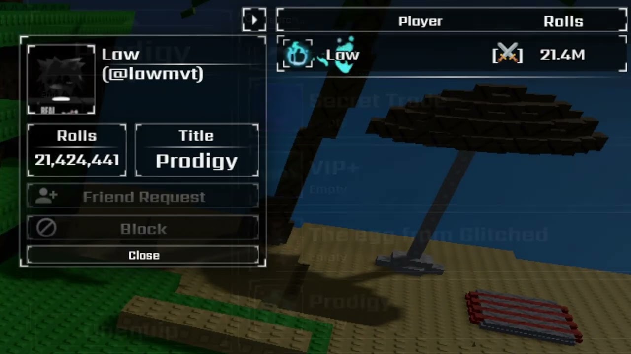 Prodigy  &mdash; Leaderboard Title Showcase Sol's RNG [ Fishing Beta 🎣 ]