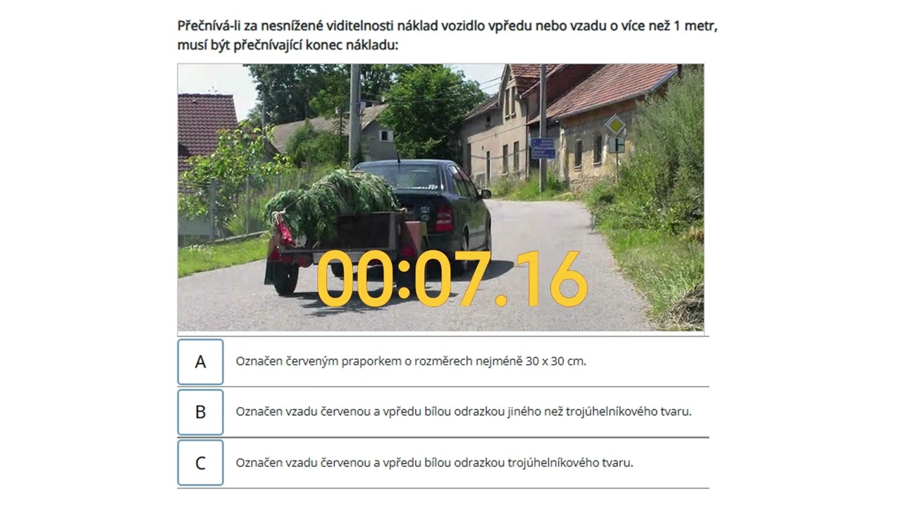 NOVÁ teoretická zkouška 2025 CZ | Testy 203-225 | Složte zkoušku napoprvé