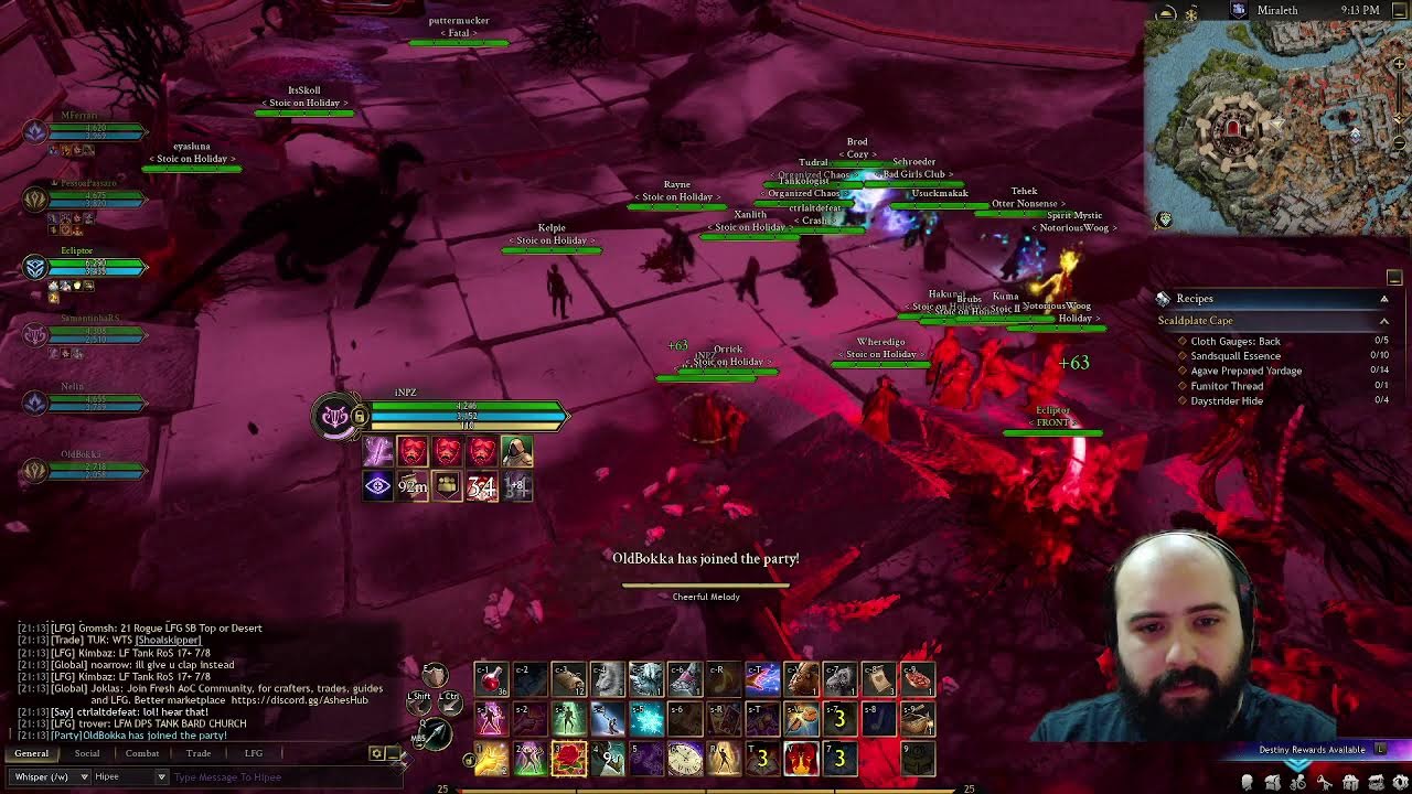 DIA DE LUTA SV: SHOL!! 🔥 Ashes of Creation 🔥 !multi !quest !discord !mode