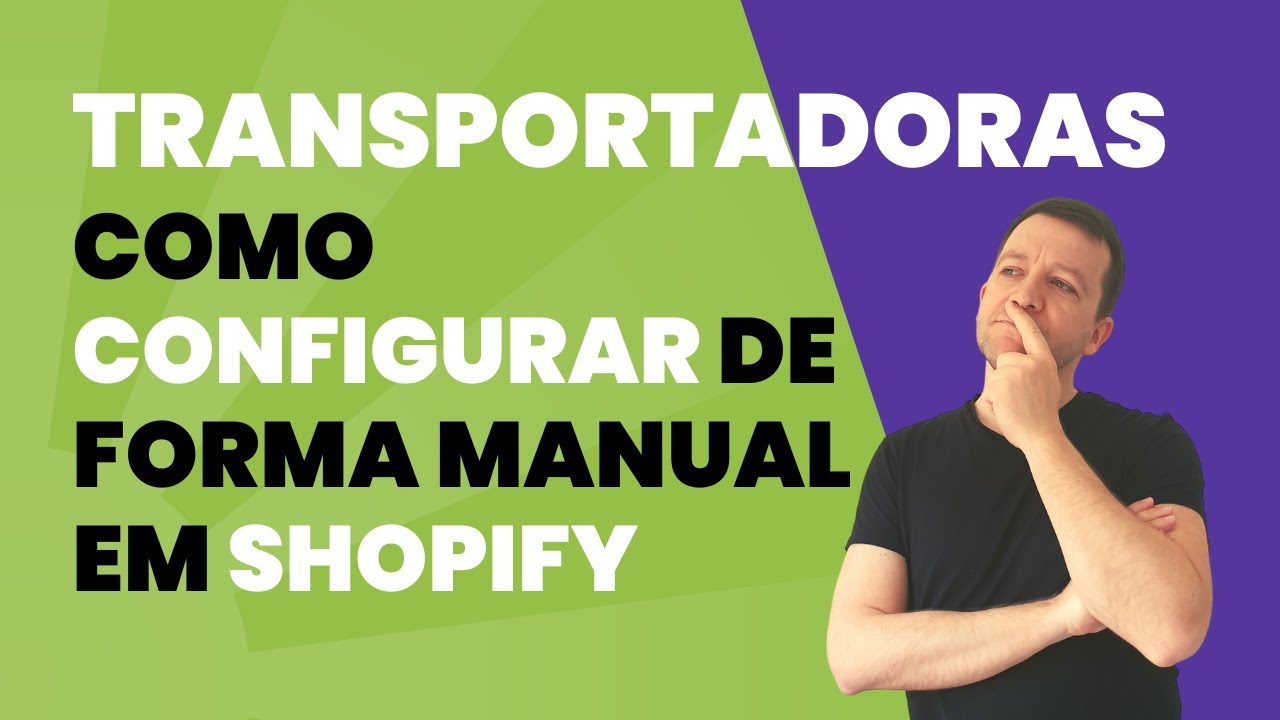 Como configurar transportadoras em Shopify