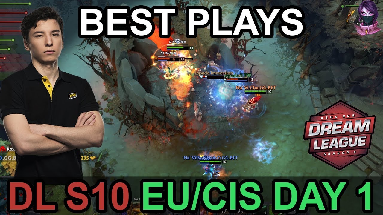 DreamLeague Season 10 Minor BEST PLAYS EU\CIS Day 1 Highlights Dota 2 by Time 2 Dota #dota2