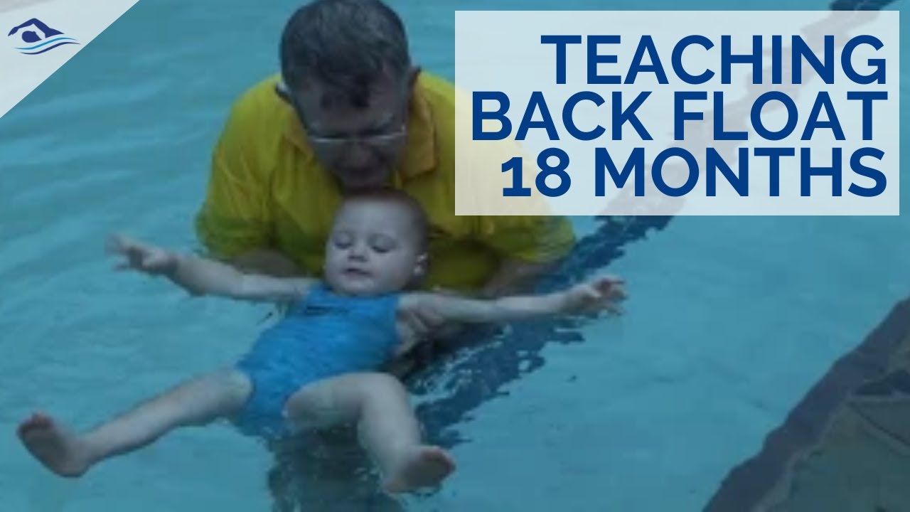 Обучение плаванию на спине с 18 месяцев