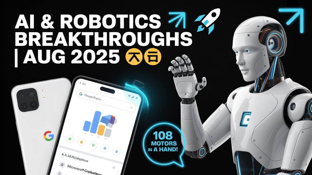 Humanoid Robots, Agentic AI & Space Breakthroughs | August 2025 Tech Deep Dive.