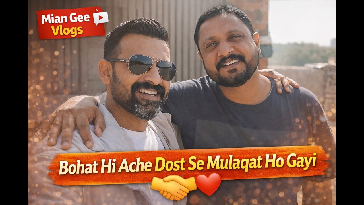 Unexpected Dost Se Mulaqat 😲 | Real Life Moments | Mian Gee Vlogs