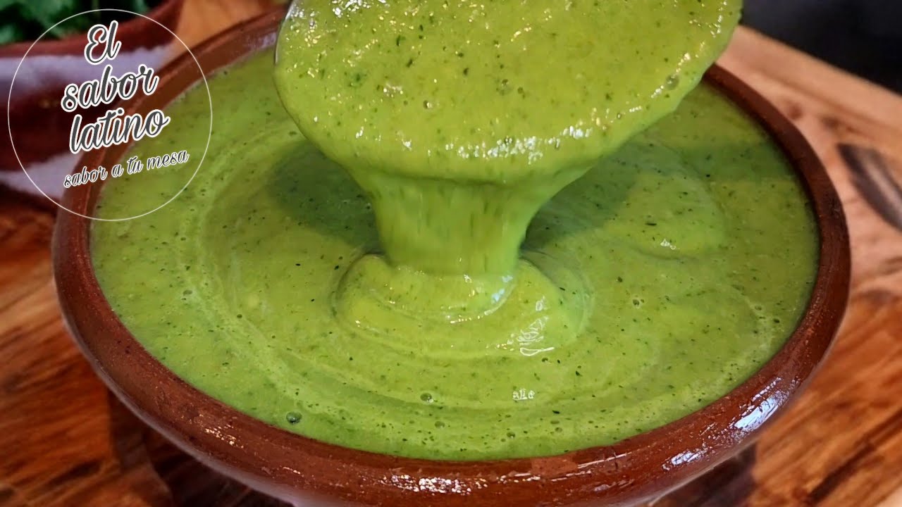 🔴¡Esta Salsa me la Enseñó un Taquero y esta bien Fácil y Rica! Salsa Taquera Verde💥