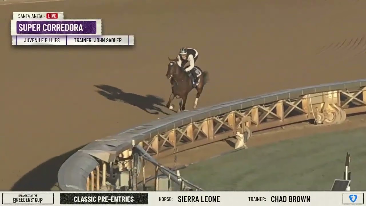SUPER CORREDORA Works at Santa Anita October 24