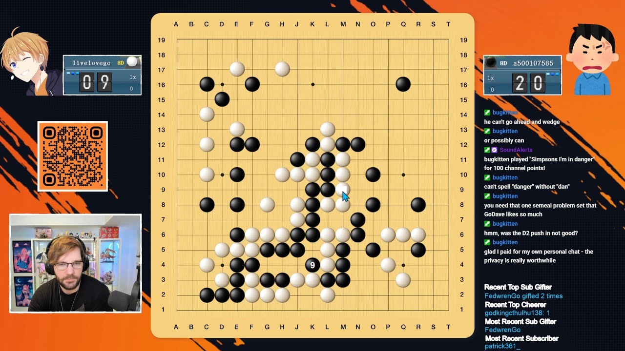 NEVER GIVE UP!!! Fox 8d (BenKyo's Live Go)
