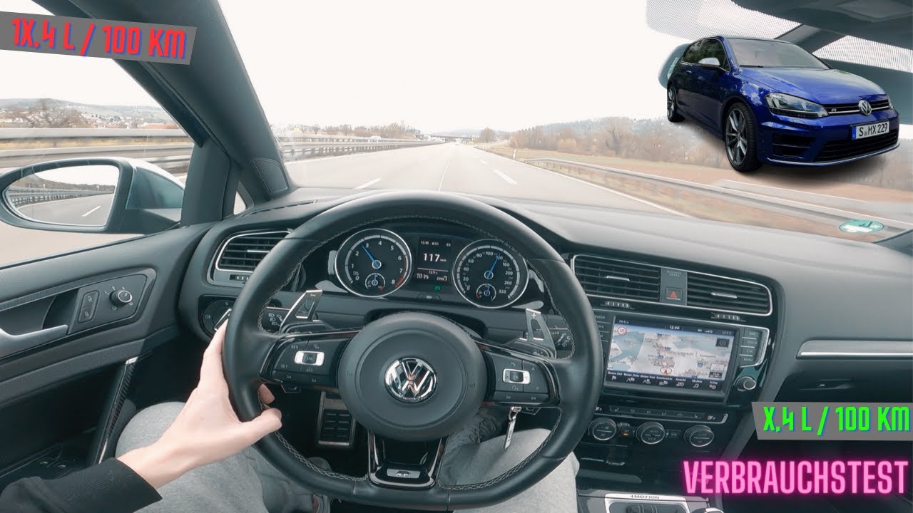 Verbraucht er zu viel? Das verbraucht ein GOLF 7 R im Alltag! | Golf R POV
