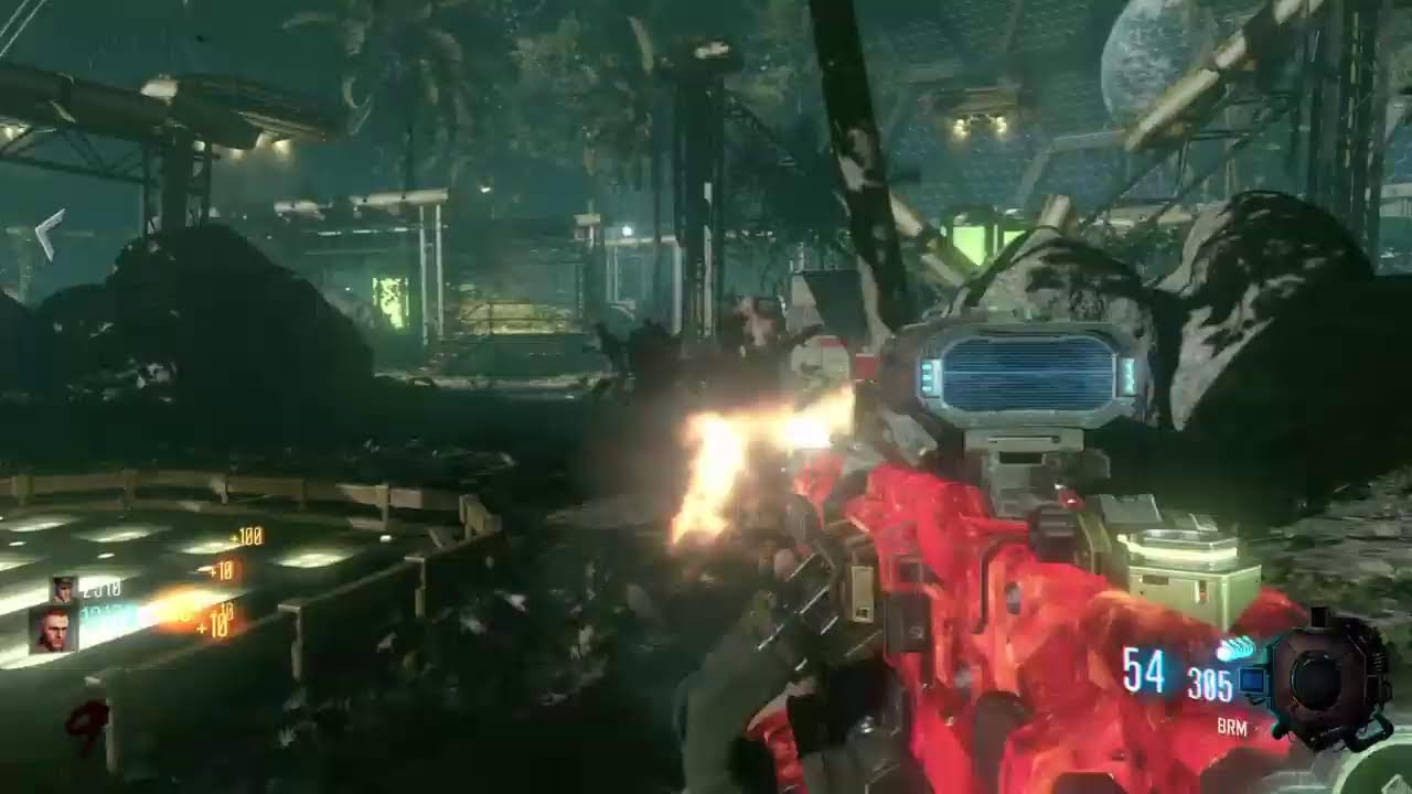 CALL OF DUTY BLACKOPS 3 ZOMBIES ASCENSION ROUND 100 ATTEMPT
