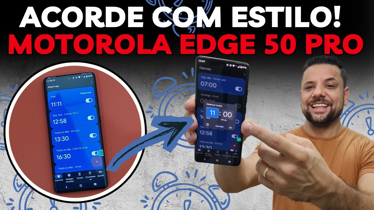 [PASSO A PASSO] Como Personalizar o Toque do Alarme no Edge 50 Pro e Escolher Sua Música Favorita