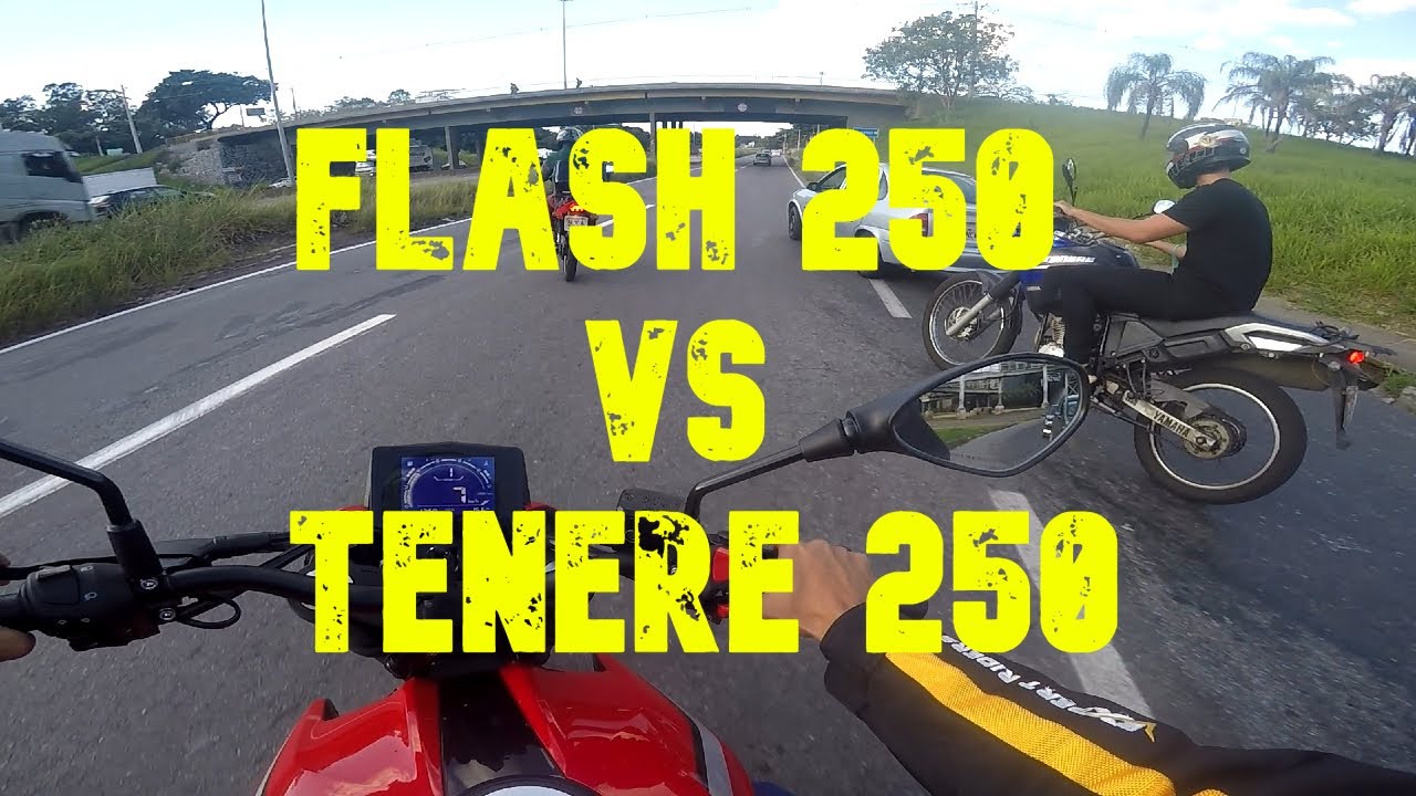 flash 250 vs yamaha 250 quem anda mais?
